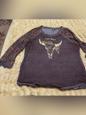 Stay Wild western type shirt
